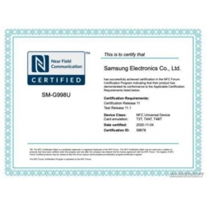 三星Galaxy S21已获NFC认证 预计明年1月发布